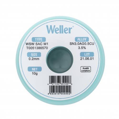 Κόλληση 100gr 0.2mm WSW SAC M1 T0051386570 Weller