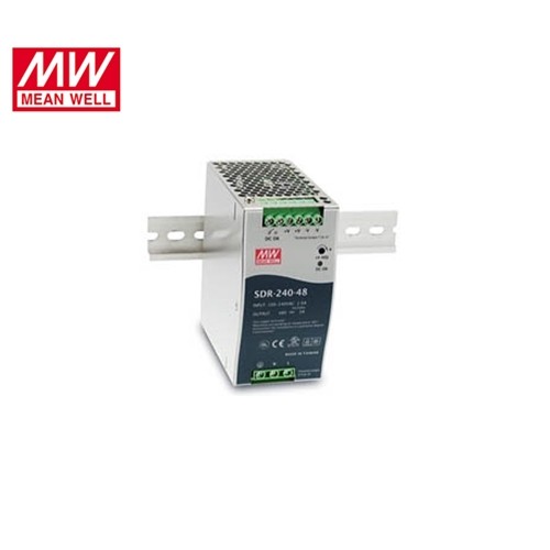 Τροφοδοτικό ράγας 230V IN -> OUT 24VDC 240W 10A slim PFC SDR240-24 Mean Well