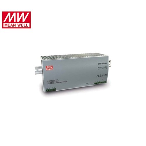 Τροφοδοτικό ράγας wide input 340-550 VAC IN -> OUT 48VDC 960W 20A slim 3Φ TDR960-48 Mean Well