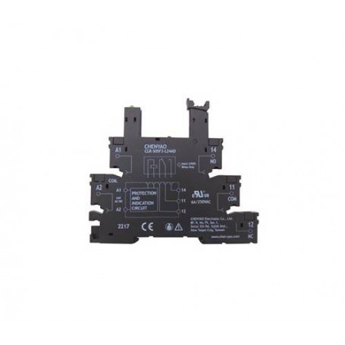 Βάση ράγας για relay slim 1pin CLR-S05F3-L24AD CHENYAO