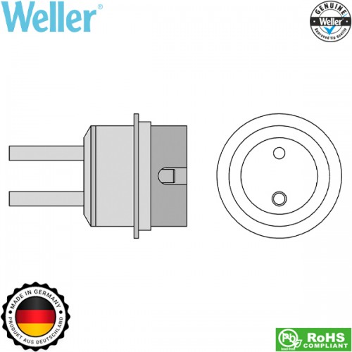 Ακροφύσιο θερμού αέρα 2x2.5mm DR05 T0058736883N Weller