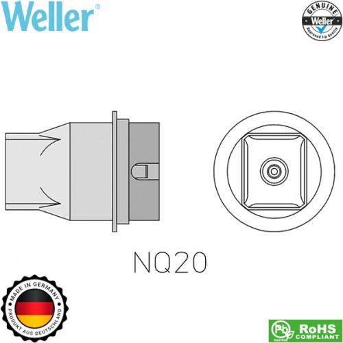 Ακροφύσιο θερμού αέρα 15x13.3mm NQ20 T0058736837N Weller