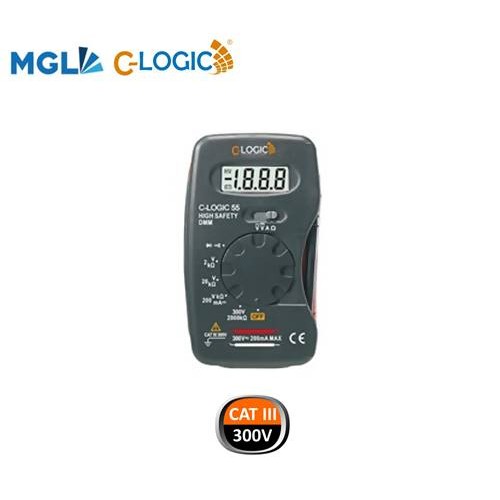 Πολύμετρο ψηφιακό τσέπης basic - buzzer C-LOGIC 55 C-LOGIC MGL/E