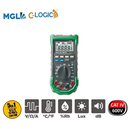 Πολύμετρο ψηφιακό πλήρες 5 σε 1 προστασίας C-LOGIC 5300 C-LOGIC MGL/E