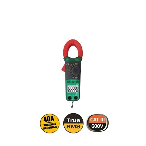 Αμπεροτσιμπίδα ψηφιακή πλήρης Φ30mm AC/DC χαμηλών ρευμάτων - καπασιτόμετρο - True RMS DY270B DYI