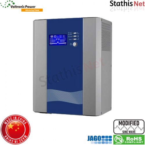 Inverter UPS 230V -> 230V 2400VA Line Interactive τροποποιημένου ημιτόνου JAGO 2400 Voltronic Power