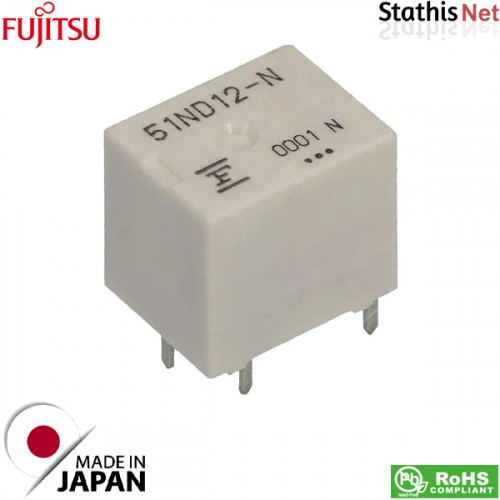 Relay mini 12V 60A 100mV 1 form C SPDT FBR51ND12-N Fujitsu