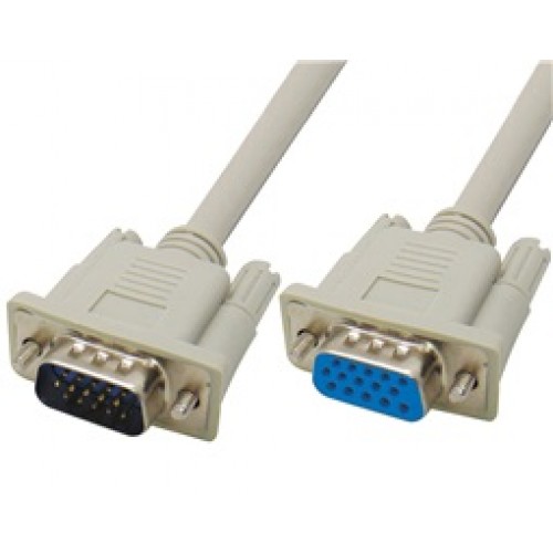 Καλώδιο VGA HDB15 αρσενικό -> VGA θηλυκό 2m μπεζ Vinzane