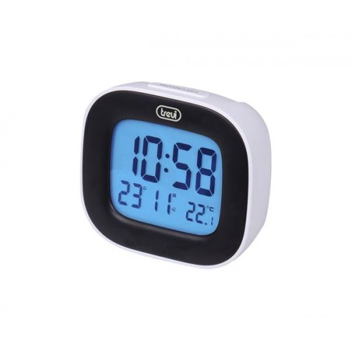 Ρολόι Ξυπνητήρι ψηφιακό λευκό SLD-3875 TREVI