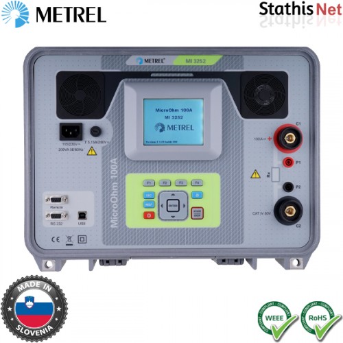 Ελεγκτής συνέχειας MI 3252 MicroOhm 100A Standard Set Metrel