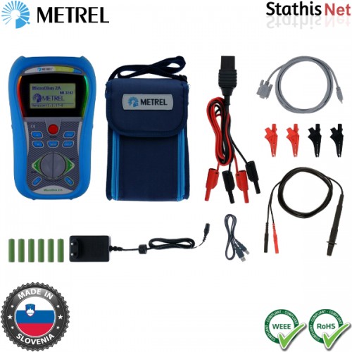 Ελεγκτής συνέχειας MI 3242 MicroOhm 2A Standard Set Metrel
