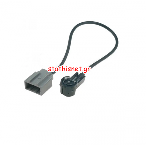 Καλώδιο αντάπτορας κεραίας iso ερσενικό -> Hyundai Kia θηλυκό 30cm 4Carmedia