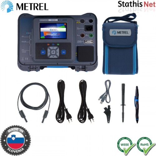 Ελεγκτές ηλεκτρικής ασφάλειας PAT MI 3360 OmegaGT XA 25A Standard Set Metrel
