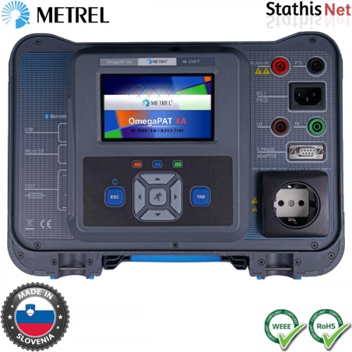 Ελεγκτές ηλεκτρικής ασφάλειας PAT MI 3360 M OmegaGT XA Standard Set Metrel