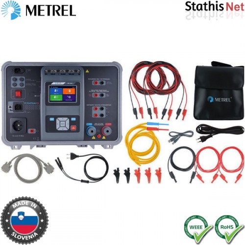 Ελεγκτής μηχανημάτων και πινάκων διανομής MI 3394 ST CE MultiTesterXA Standard Set Metrel