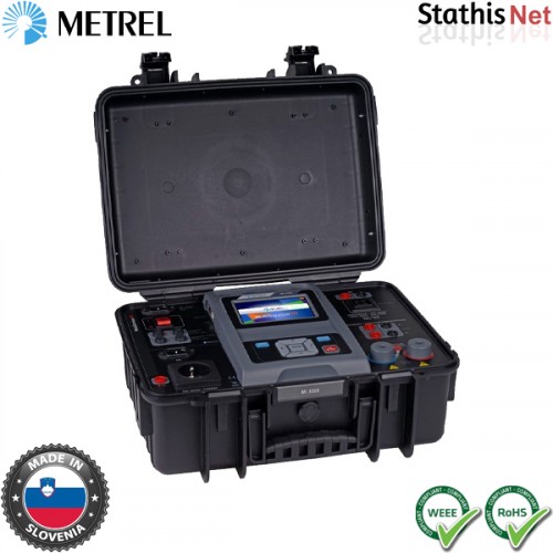 Ελεγκτής μηχανημάτων και πινάκων διανομής MI 3325 MultiServicerXD Standard Set Metrel