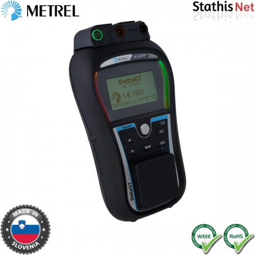 Ελεγκτής ηλεκτρικής ασφάλειας PAT MI 3309 BT DeltaGT Standard Set Metrel