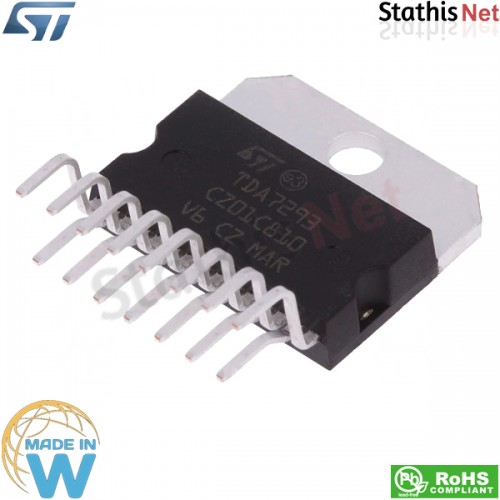 IC audio amplifier 100W 4Ω Multiwatt15 TDA7293V-E STMicroelectronics