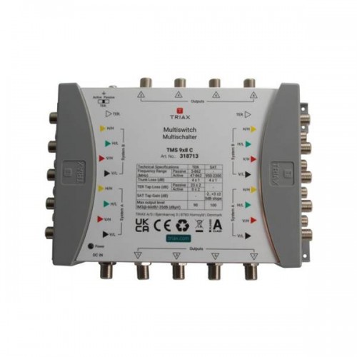 Πολυδιακόπτης C- Cascade 9 in ->8out TMS 9x8c TRIAX