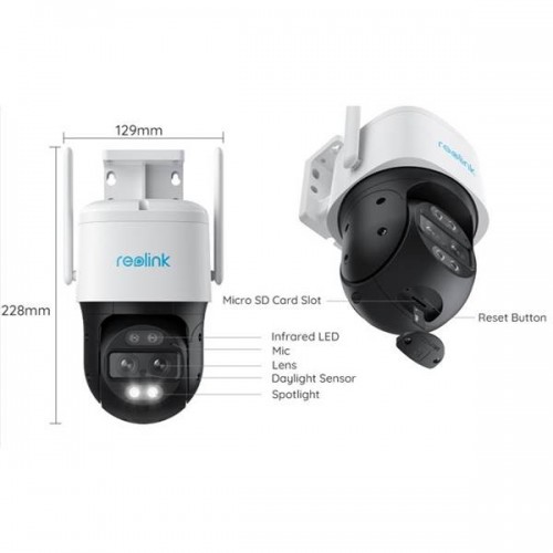 Κάμερα Dome PTZ εξωτερικού χώρου IP66 POE 8MP 6X Zoom Auto Tracking 2 way audio TrackMix PoEReolink