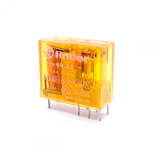 Relay mini 60V AC 15A max DPDT 2pins 40.52.8.060.0000 FINDER