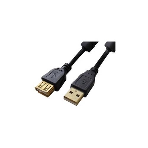 Καλώδιο USB 2.0 Α αρσενικό -> A θηλυκό 3.0m υψηλής ποιότητας χρυσό Vnzane