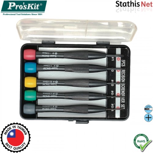 Κατσαβίδια ηλεκτρονικών σετ 5τεμ 8PK-2063 Pro'sKit