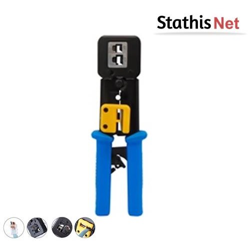 Πρέσσα τηλεφωνική μεταλλική 8P8C/6P6C/6P4C open type HY-376Z Fasen Tools