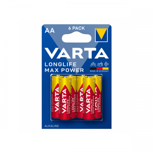 Μπαταρία αλκαλική LR06 AA BL4+2 pcs 4706 Long Life Maxi Tech VARTA