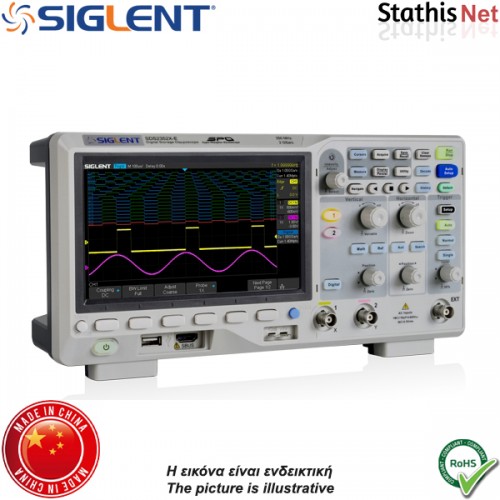 Ψηφιακός παλμογράφος 2 καναλιών 350MHz SDS2352X-E Siglent