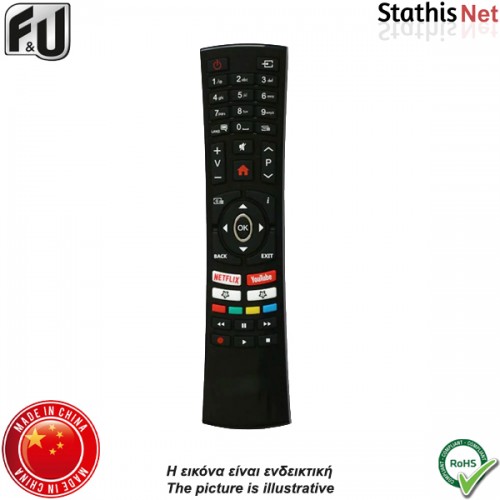 Τηλεχειριστήριο Led smart Tv remote 42 (Youtube) γνήσιο F&U