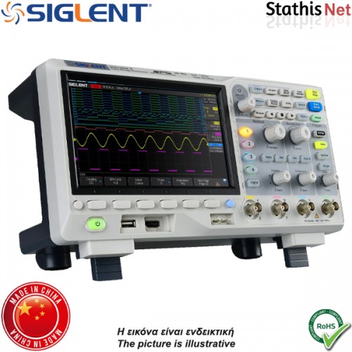 Ψηφιακός παλμογράφος 4 καναλιών 100MHz SDS1104X-E Siglent