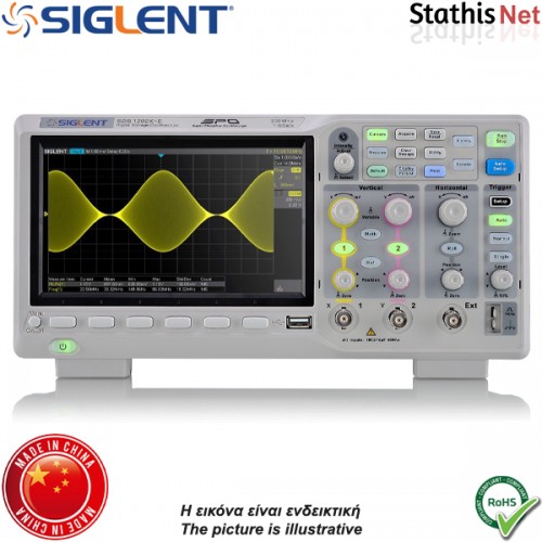 Ψηφιακός παλμογράφος 2 καναλιών 200MHz SDS1202X-E Siglent