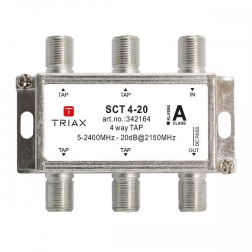 Διακλαδωτής TAP-OFF 4 way 20dB 2.4GHz SCT 4-20 TRIAX