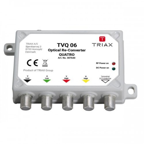 Mini optical Re-converter Quatro TVQ 06 TRIAX