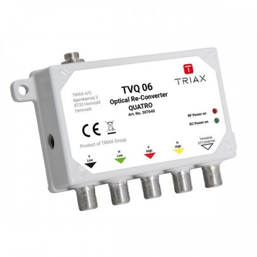 Mini optical Re-converter Quatro TVQ 06 TRIAX