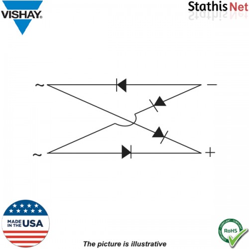Γέφυρα ανόρθωσης SMT 1A 600V DF06S-E3/77 Vishay