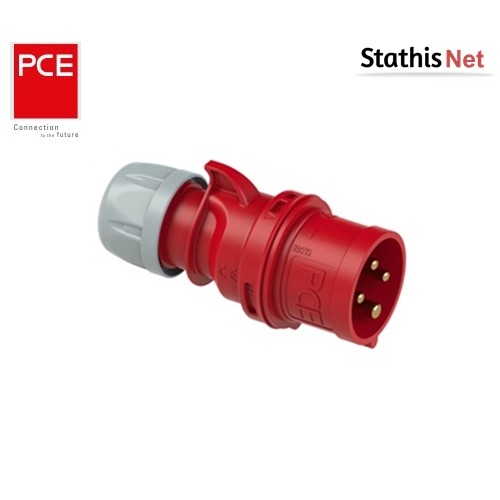 Φις ρεύματος βιομηχανικό αρσενικό 4pins 32A 400VAC IP44 024-6 PCE