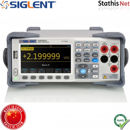 Πολύμετρο ψηφιακό πάγκου SDM3065X-SC διπλής οθόνης 6 1/2 ψηφίων SIGLENT