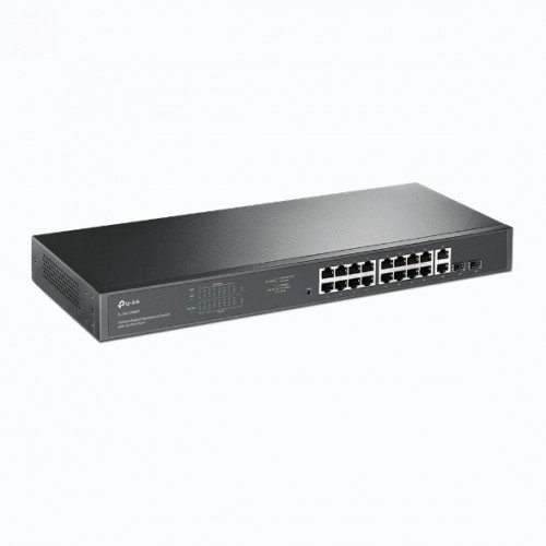Switch 16-Port Gigabit PoE+ Rackmount + 2 Gigabit non PoE + 2 Gigabit SFP TL-SG1218MP TP-LINK