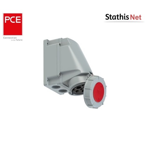 Πρίζα τοίχου βιομηχανική θηλυκή 4pin 63A 400VAC IP67 134-6 PCE