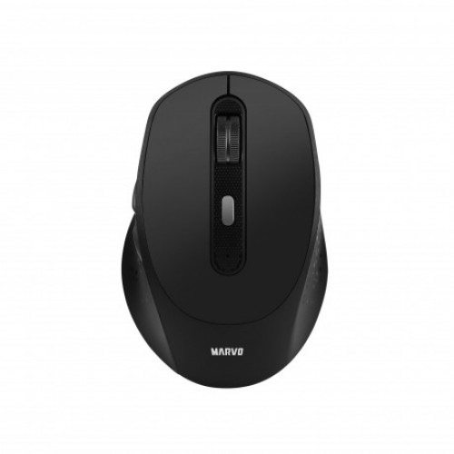 Mouse optical silent ασύμαρτο + Bluetooth μαύρο WM106W Marvo