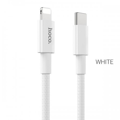 Καλώδιο φόρτισης & συγχρονισμού 20W USB Type-C & Lightning full speed λευκό X56 Hoco