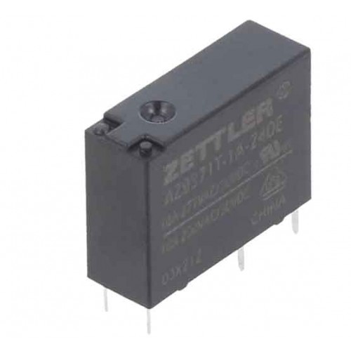 Relay ultra-miniature 24V DC 10A 2,8Kohm 1 Form A SPTS-NO AZ9371T-1Α-24DE Zettler