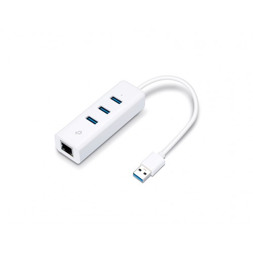 Αντάπτορας Προσαρμογέας USB A 3.0 -> RJ45 θηλυκό δικτύου 1000Mbps + 3 x USB-A 3.0 UE330 TP-LINK