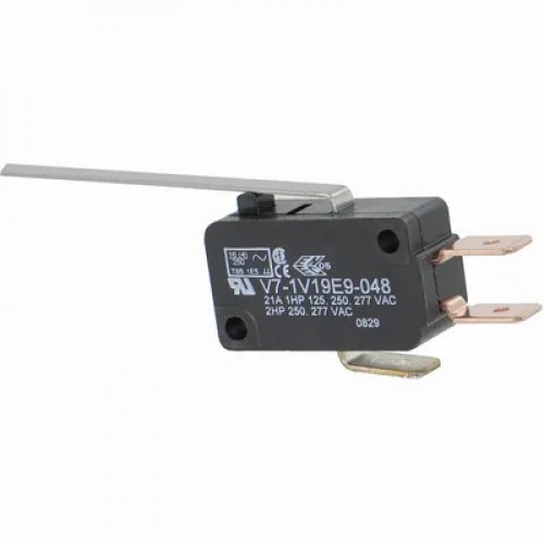 Διακόπτης micro switch με λαμάκι SPDT 21A 277V AC V7-1V19E9-048 Honeywell