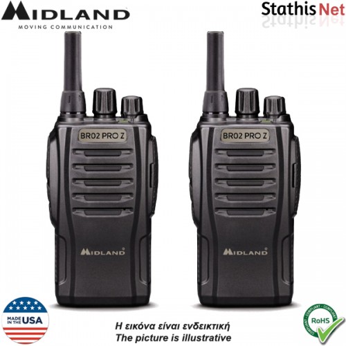 Walkie talkie Pmr 446 Digital 16 καναλιών ΒR-02 PRO Z Midland