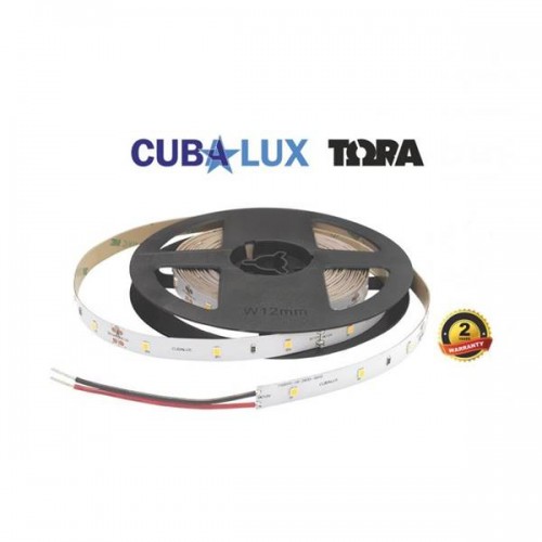 Led ταινία 12V 4.2W 30led warm white 3000K με αυτοκόλλητο TΩRA IP65 Cuba Lux