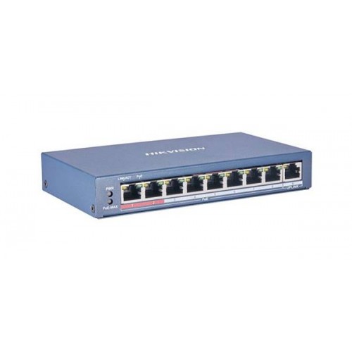 Switch 9-ports 100Mbps 8 x 100 PoE+ 30W DS-3E0109P-E/M(B) Hikvision