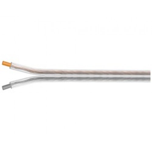 Καλώδιο ηχείων διάφανο 2x0,75mm OFC S/C OD4,8